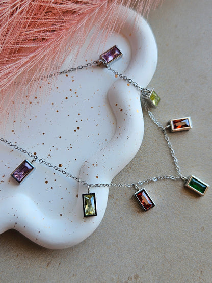 Collana Baguette Pastel