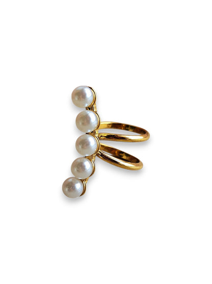 Ear cuff Multi Perle