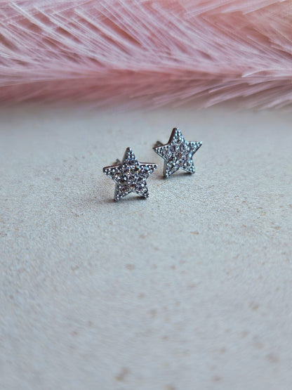 Orecchini Lobetto Stella Strass