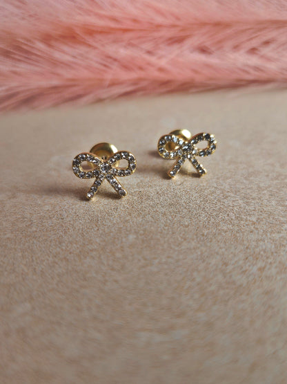 Orecchini Lobetto Fiocco Sparkling Baby