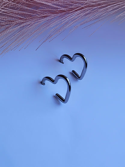 Orecchini Cuore Hoop Lobo