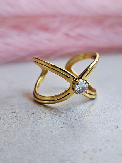 Anello Incrocio Punto Luce