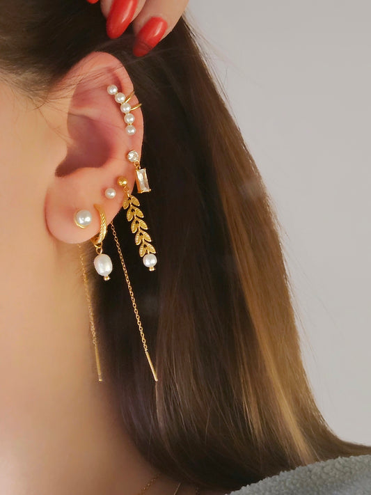 Ear cuff Multi Perle