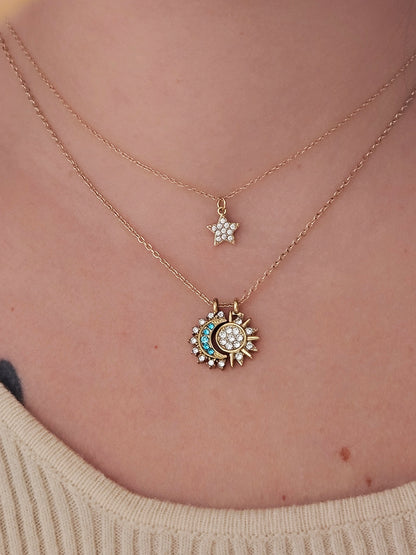 Collana Sole e Luna