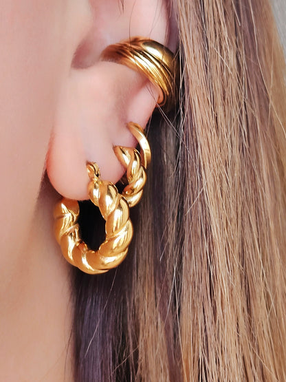 Orecchini Hoop Mini Twist