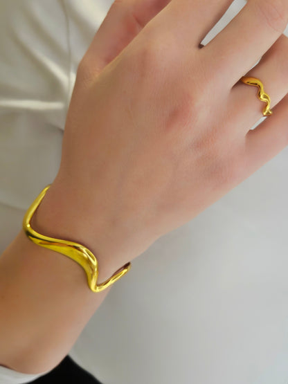 Bracciale Rigido Wave