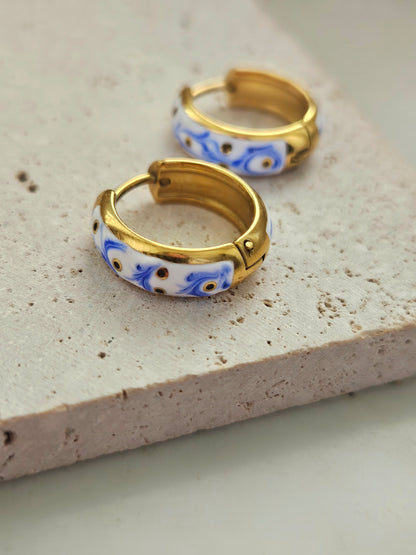 Orecchini Hoop Santorini