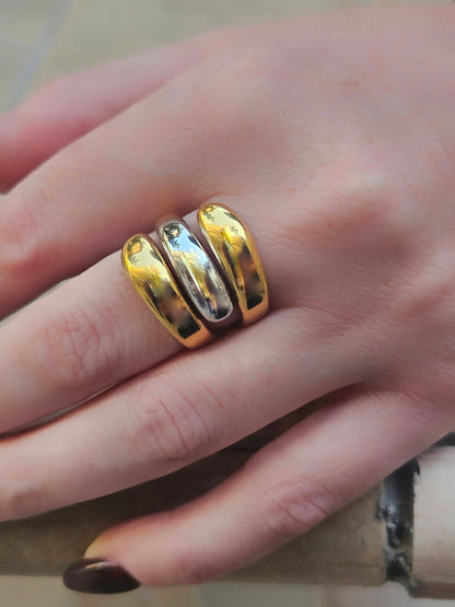 Anello Tria Bicolor