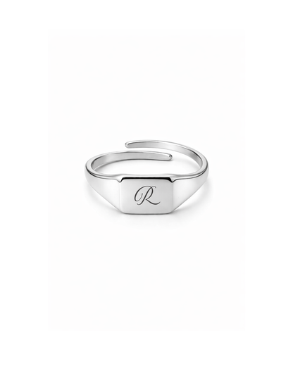 Anello Chevalier Signature Rectangle Mini
