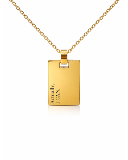 Collana Signature Placca Personalizzabile