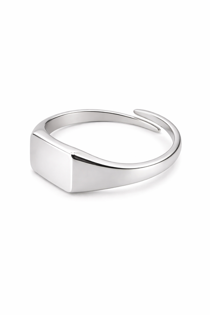 Anello Chevalier Signature Rectangle Mini