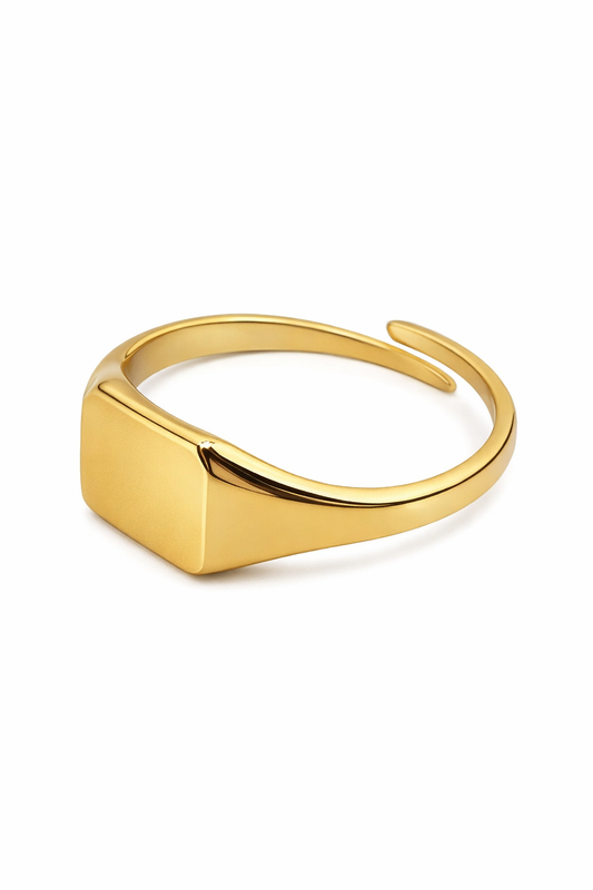 Anello Chevalier Signature Rectangle Mini