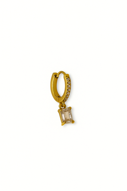 Orecchino Hoop Chic Baguette Classic