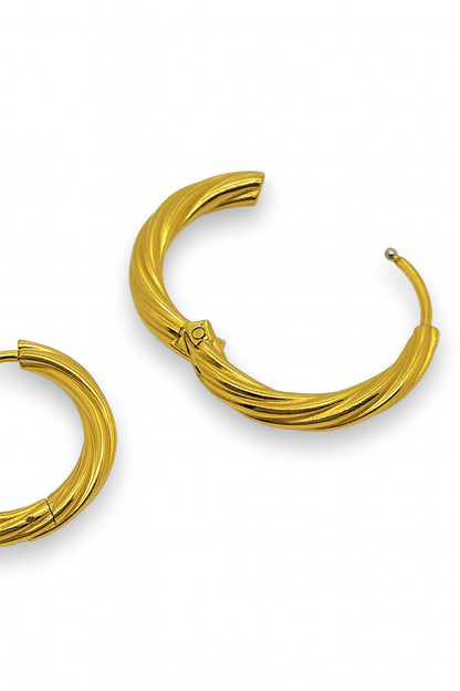 Orecchini Hoop Braid