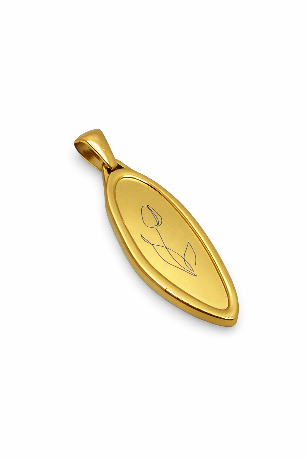 Ciondolo Tulipano Inciso