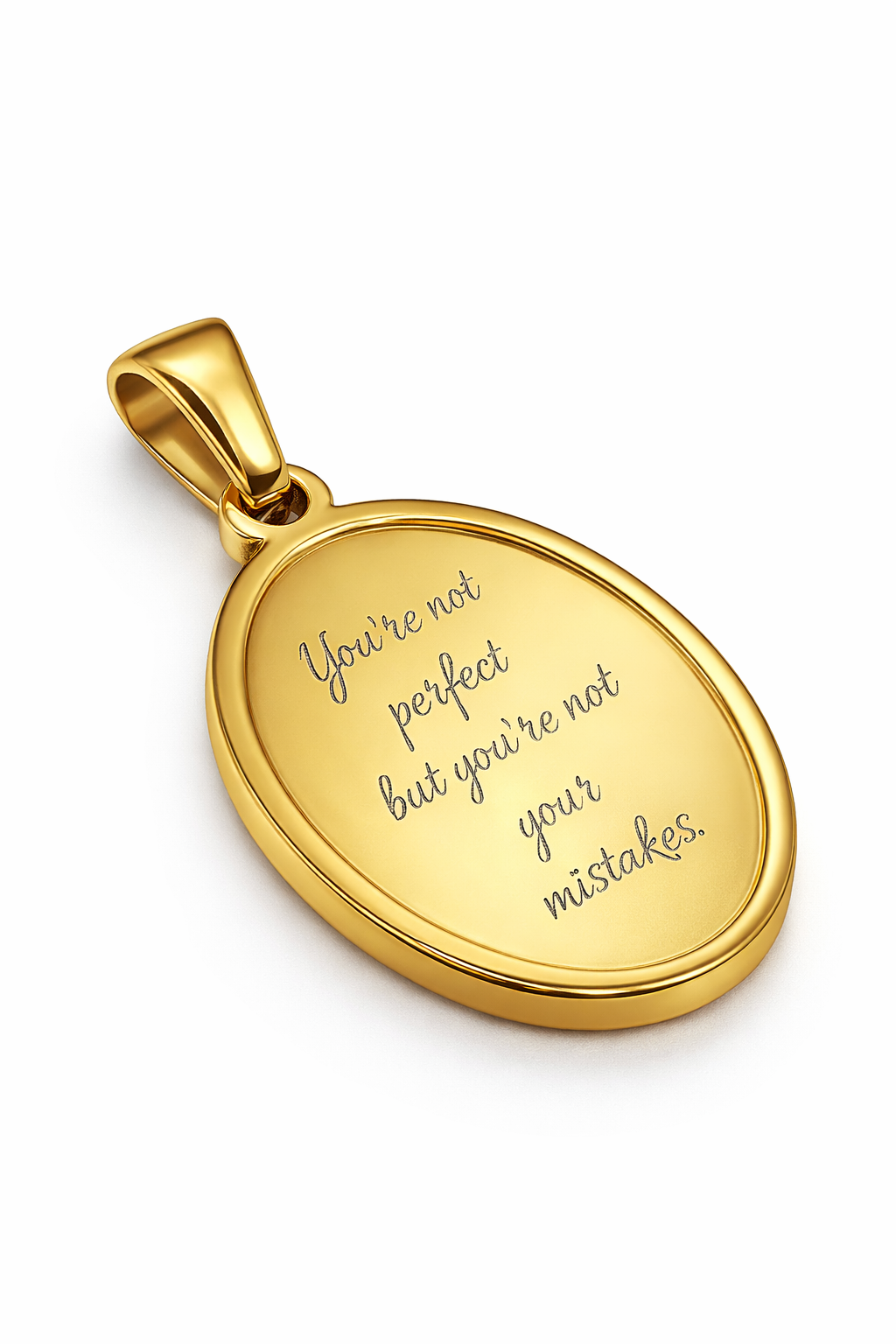 Ciondolo Ovale Grande Personalizzabile