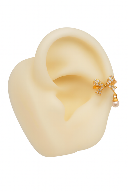 Ear Cuff Ribbon Charm