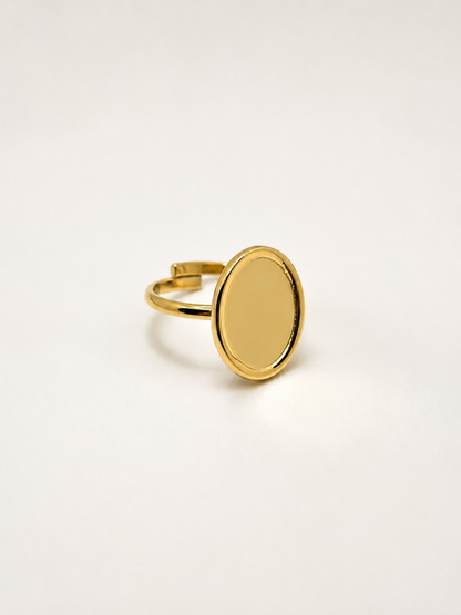 Anello Ovale Personalizzabile