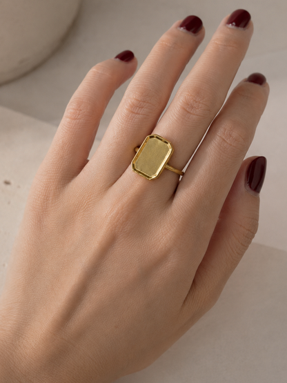 Anello Ottagonale Personalizzabile