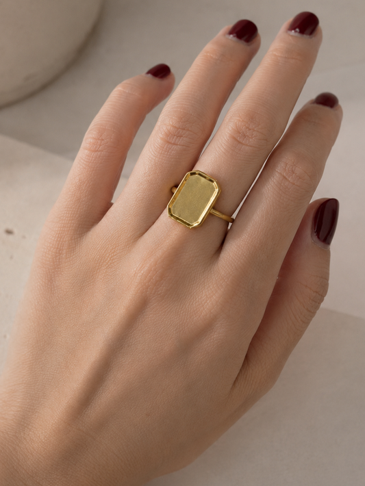 Anello Ottagonale Personalizzabile