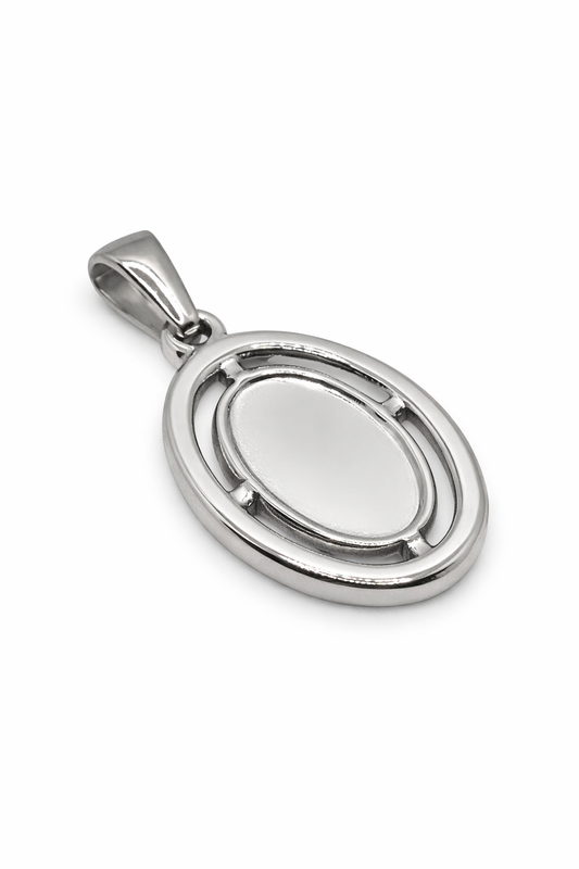Ciondolo Ovale Cornice Personalizzabile