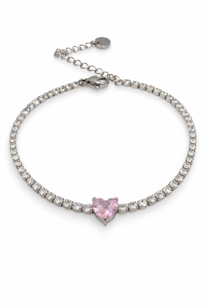 Bracciale Tennis Cuore