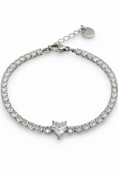 Bracciale Tennis Cuore