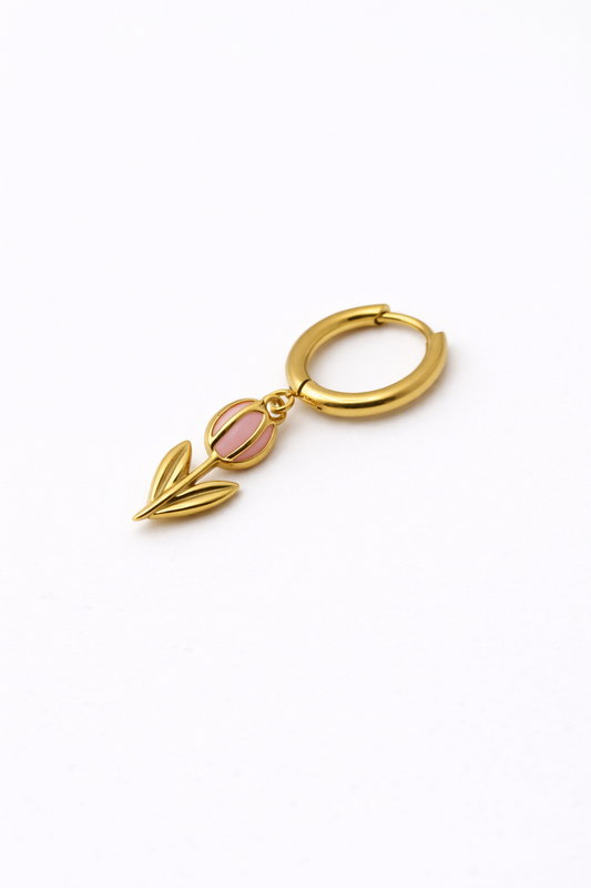 Orecchino Hoop Tulipano