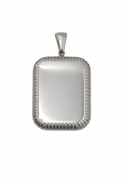 Ciondolo Placchetta Cornice Personalizzabile