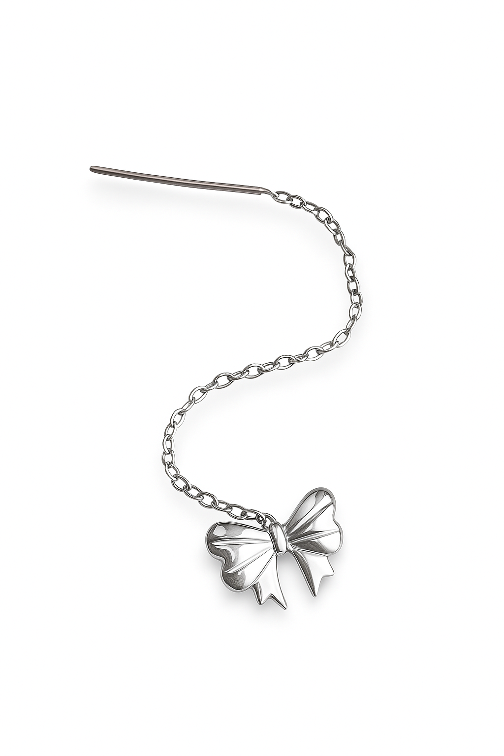 Orecchino Saliscendi Fiocchetto Velvet