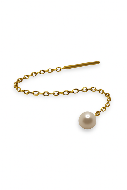 Orecchino Saliscendi Perla