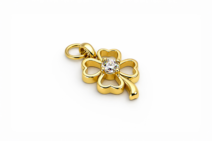 Ciondolo Quadrifoglio Punto Luce