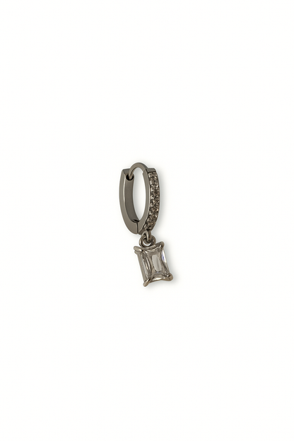Orecchino Hoop Chic Baguette Classic