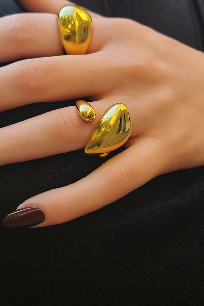 Anello Goccia Duo