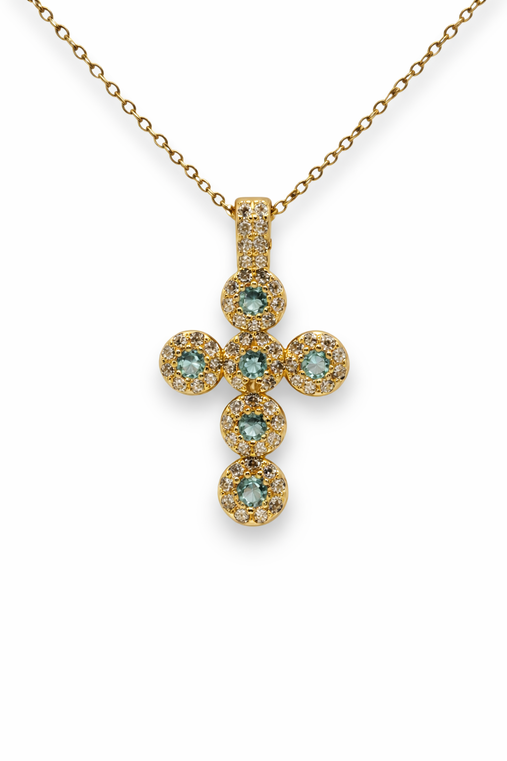 Collana Croce Zirconia