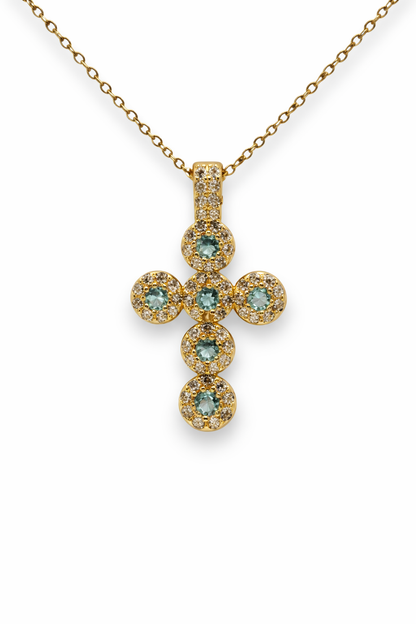 Collana Croce Zirconia