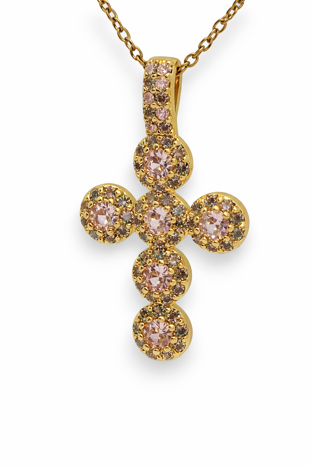 Collana Croce Zirconia