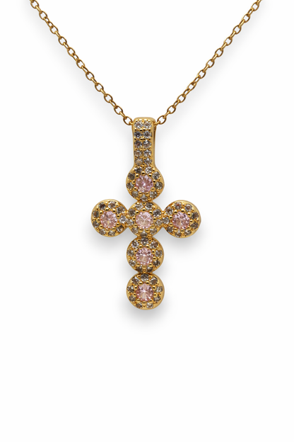 Collana Croce Zirconia