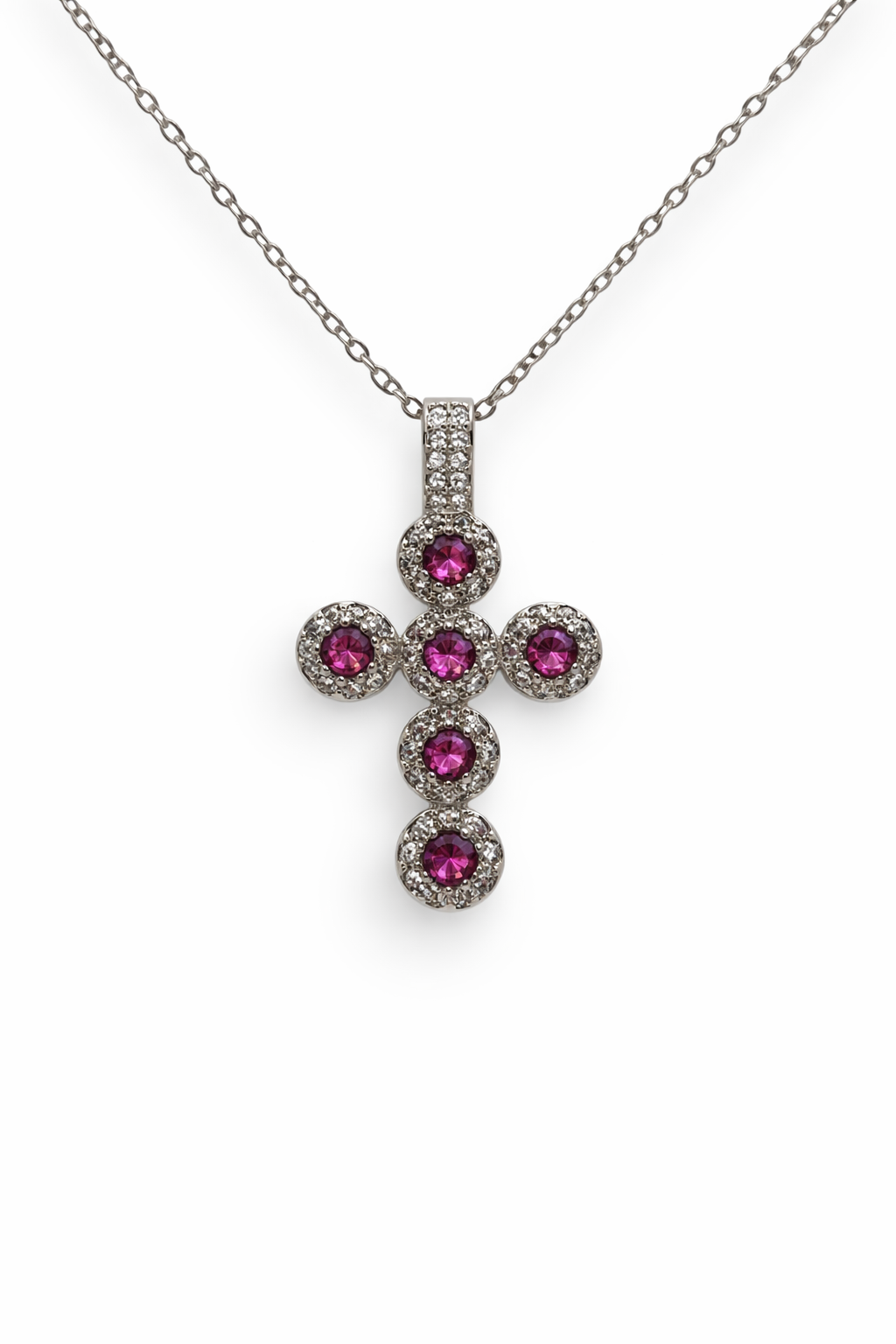 Collana Croce Zirconia