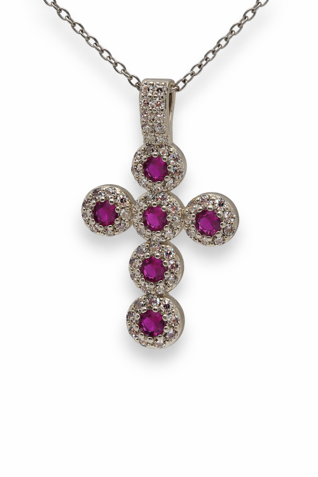 Collana Croce Zirconia