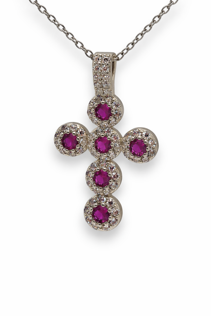 Collana Croce Zirconia