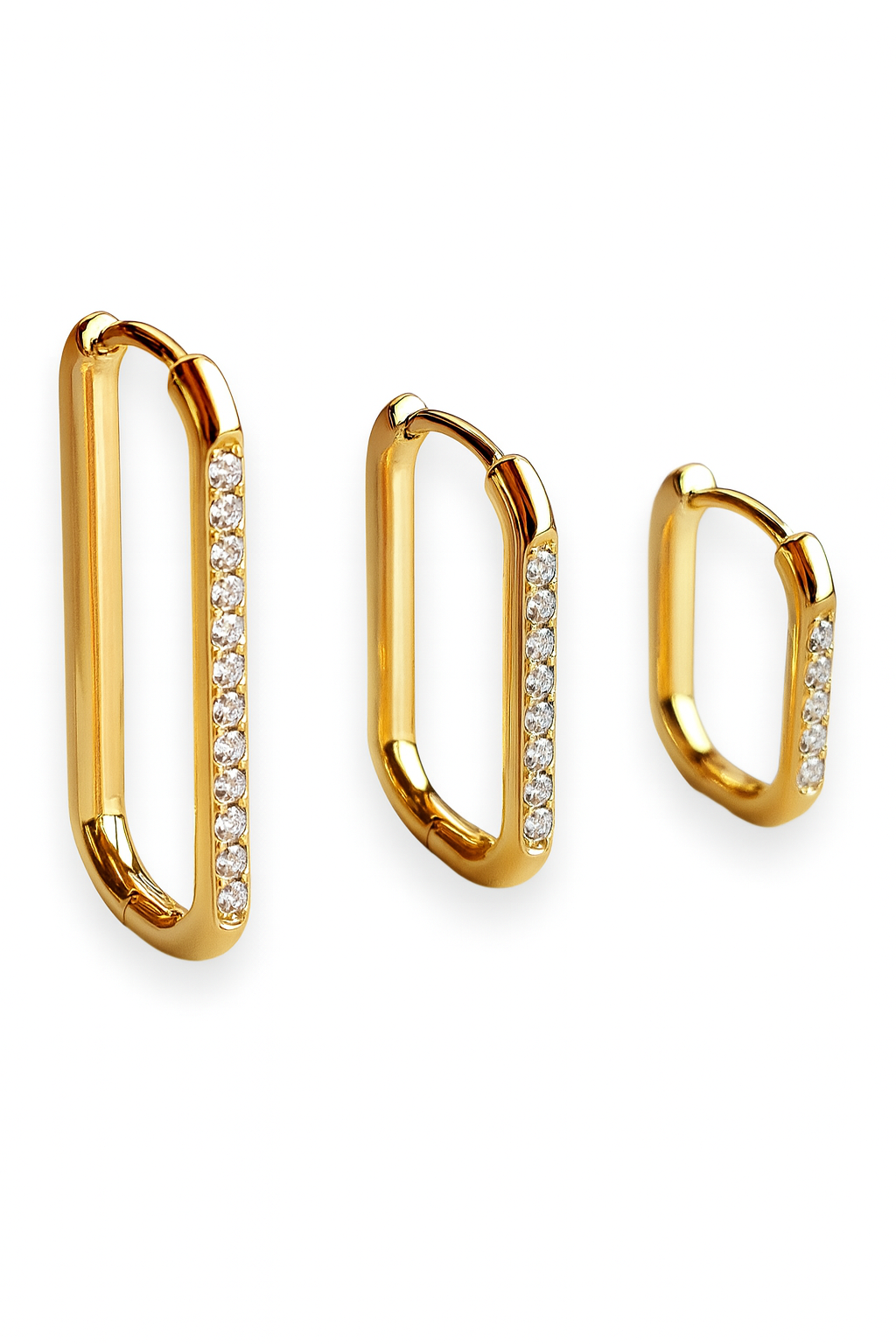 Set Orecchini Squadrati