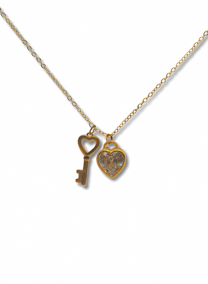 Collana Chiave Del Cuore