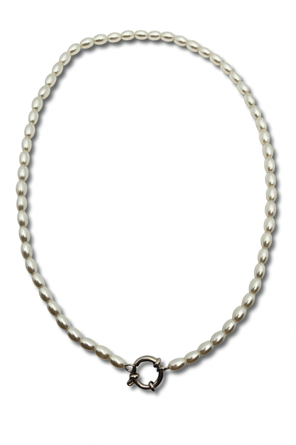 Collana Perle Chiusura a Timone