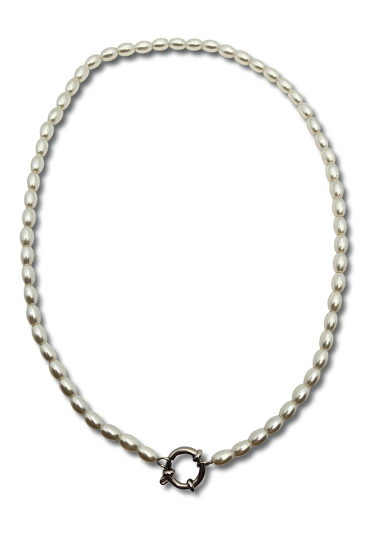 Collana Perle Chiusura a Timone
