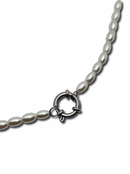 Collana Perle Chiusura a Timone