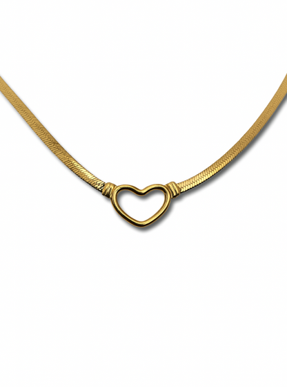 Collana Snake con Cuore