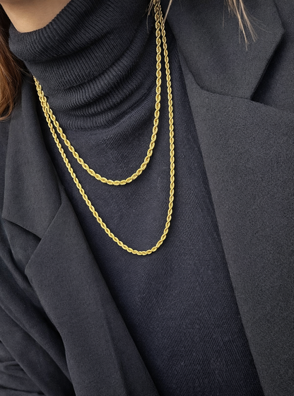 Collana Twist Sottile Varie Misure