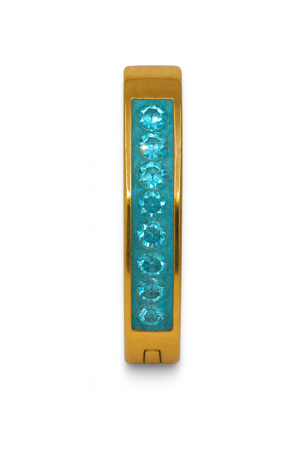 Orecchino Hoop Strass Rainbow