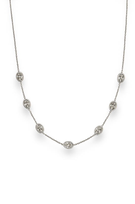Collana Gemma Oval